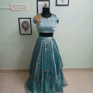 Blue Maple Lehenga Choli