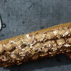 Golden Lace For Saree New