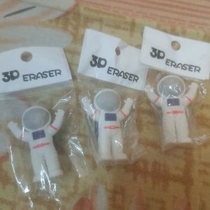 3D Astronaut Eraser For Stationary Lovers