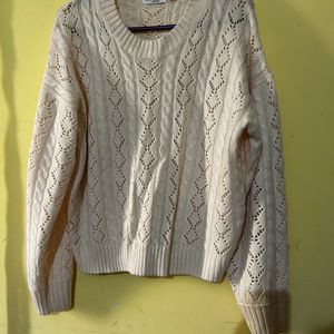 BRAVE SOUL knitted Pullover With Ribbed Hems SizeL