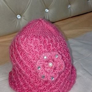 Pink Woollen Cap