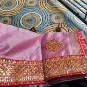 New Cotton Silk Saree With Blouse Piece