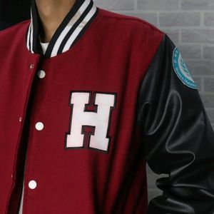 Leather Versity Jacket