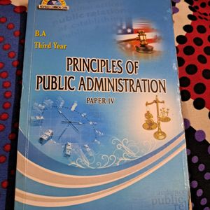 Principles Of Public Administration  Paper 4