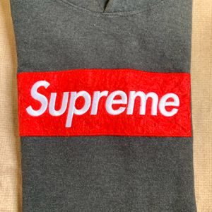 Grey Supreme Hoodie