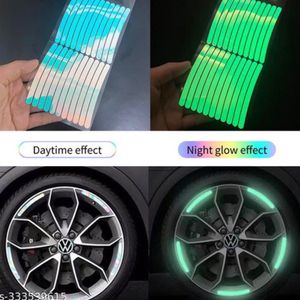 20PCS Reflective Car Wheel Sticker, Bike Sticker