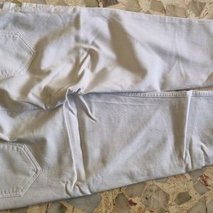 High Waist White Jeans Stretchable