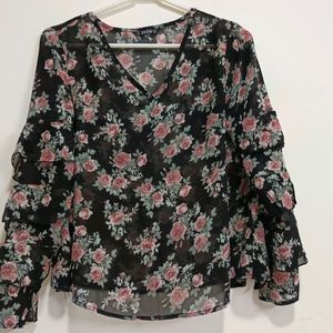 Shein Floral Top