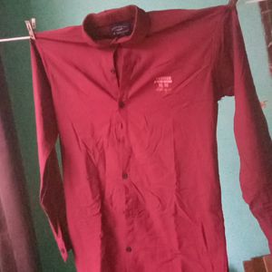 Burgundy Colour Formal Shirt