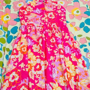 Floral Printed Maxi Dress