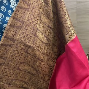 Rose Banarasi Saree