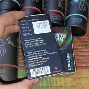 Combo Of 7 Nottyboy Spray And Lubricant For Men