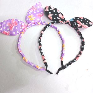 Brand New Unused Rabbit Ear Hairband Pack Of 2