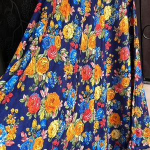 Ethnic Long Floral Skirt