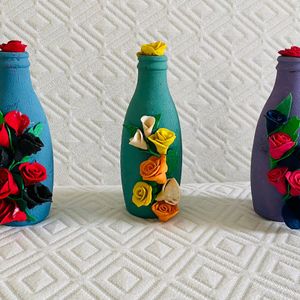 3 Decorative Bottles