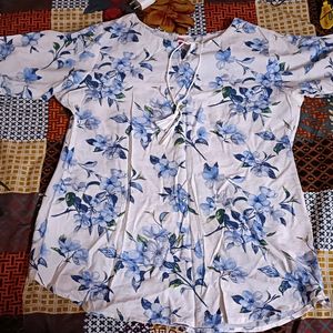 Floral Cotton Top