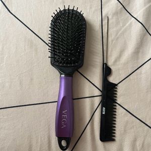 Hair Brush And section Comb