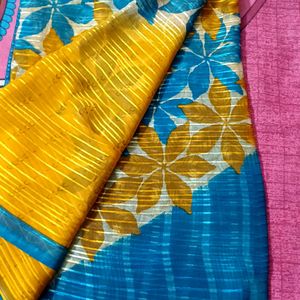 Silk And Cotton Saree Combo New✨️