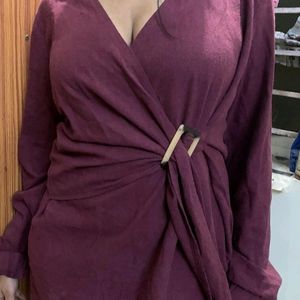 Wrap Robe Type Top