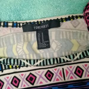 Forever 21 Crop Atzec Top