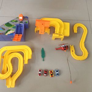 Rack Racing Car Toy Set