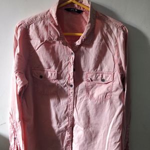 Women Peach Shirt