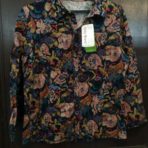 A Export Multibranded Girls Printed Shirt