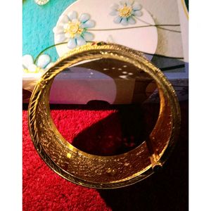 Ethnic Indian Traditional Gold Plated Brass Bangle