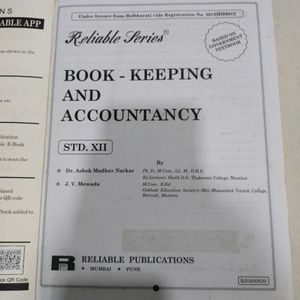 Book Keeping And Accountancy STD12 Realible Series