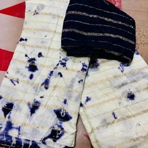 Zari Line Shibori Print Sarees