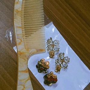 Mini Hair Clips and Comb
