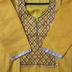 Party Wear Kurta For Haldi Ceremony