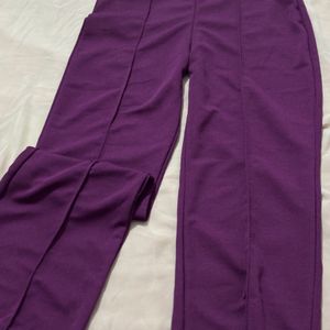 Cotton Blend Trouser For Women