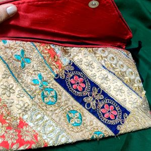 Full Embroidery Purse