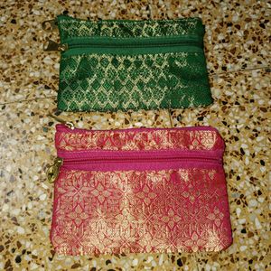 Two Combo Clutch And Hand Wallet For Women 😍Rs80