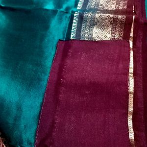 Teal Green Kanjeevaram Saree