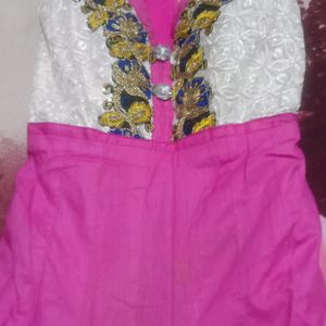 Anarkali Kurti Pant Set