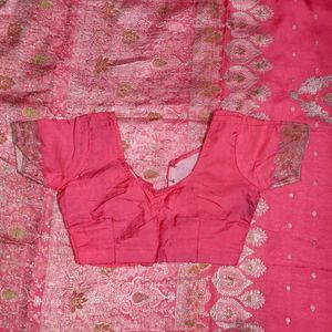 Pure Banarasi Saree With Blouse