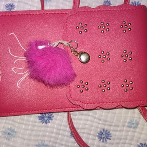 Small Rose Pink Purse