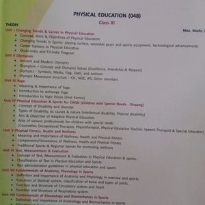 Think Big Physical Education Book Class 11th