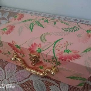 Pink Colour Multipurpose Cardboard Storage Box