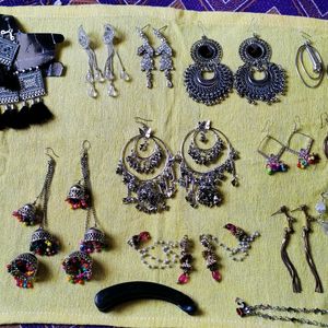 Earings ,Bracelet And Chain