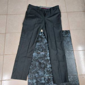 Black And Grey Formal Trousers Set