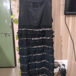 Party Wear Black Mini Dress