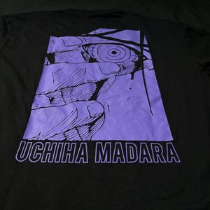 Madara Uchiha Oversized Back Print Tshirt