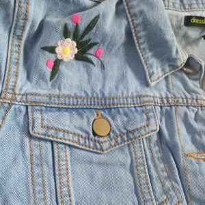 Embroidered Denim Jacket