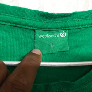 Woolworths Green Short Sleeve T Shirt