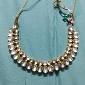 Party Wear Kundan Necklace Set