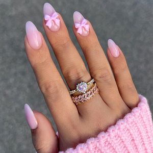 Coquette Bow Nails