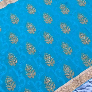 beautiful saree embroiding work